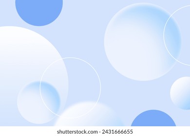 Abstract geometric background gradient soft light blue bokeh for Graphic Business background hitech technology digital design illustration web template background backdrop desktop wallpaper bubbles - Powered by Shutterstock