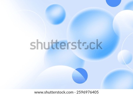 Abstract geometric background gradient soft light blue bokeh for Graphic Business background hitech technology digital design illustration web template background backdrop desktop wallpaper bubbles
