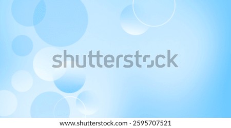 Abstract geometric background with a soft light blue gradient and bokeh effect. Ideal for business, high-tech digital design, web templates, and wallpapers.