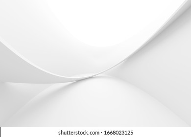 Abstract Geometric Background. White Business Texture. Polygonal 3d Illustration