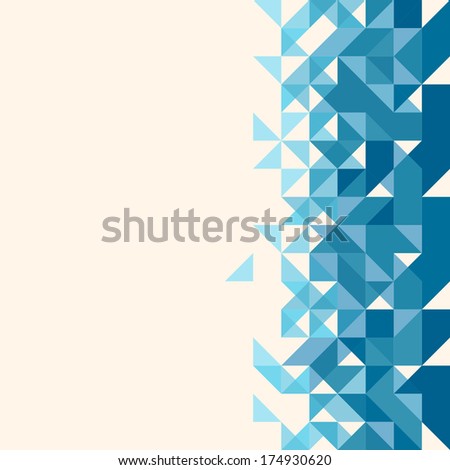 Abstract, geometric backgrounds.