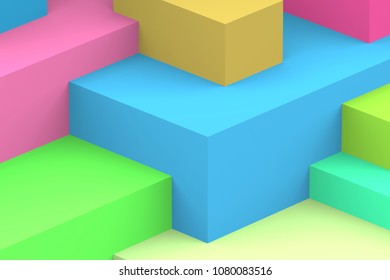  cubic render Abstract