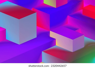 background lights in isometric
