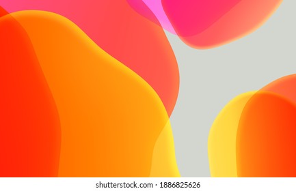 Abstract geometric fluid red orange color gradient gray background  Trendy design graphics used for wallpaper screen tablet   phone 