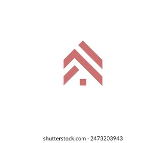 Abstract geometric house logo. Home apartment building logotype.  illustration - Powered by Shutterstock