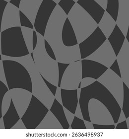 Abstract Geometric Pattern Artwork. Greyscale colors 