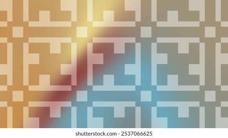 Abstract geometric pattern with gradient colors suitable for backgrounds, digital designs, packaging, stationery, and web materials. Great for dynamic visuals.