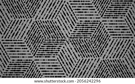 Abstract geometric pattern with stripes, lines. Seamless background. Black ornament. Simple lattice graphic design