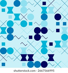 Abstract Geometric Patterns Seamless Vector Art Collection for Creative Projects