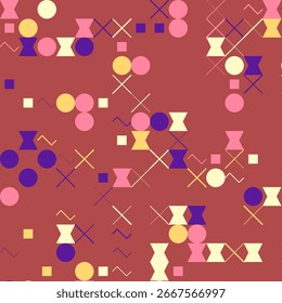Abstract Geometric Patterns Seamless Vector Art Collection for Creative Projects
