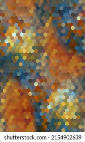 Abstract geometric sequins background pattern