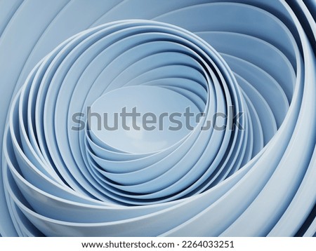 Abstract Geometry Blue Background, Motion geometry,  3d illustration.