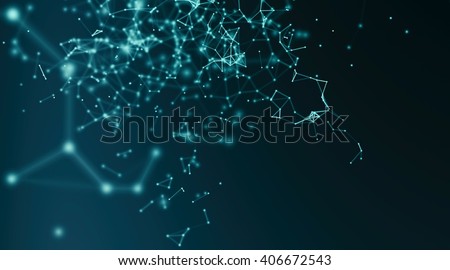 Abstract geometry surfaces, lines and points background, Used as digital wallpaper and technology background.