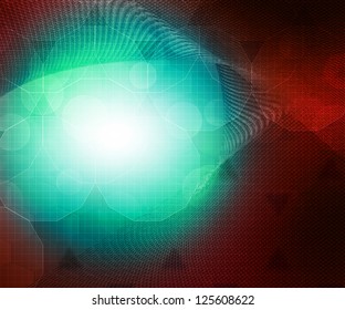 Abstract Glow Technology Background
