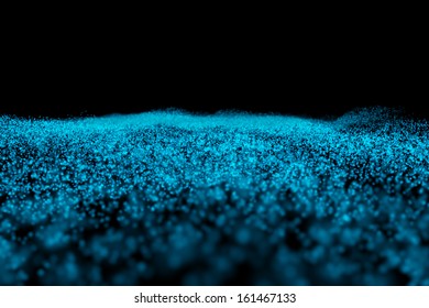 Abstract glowing black background