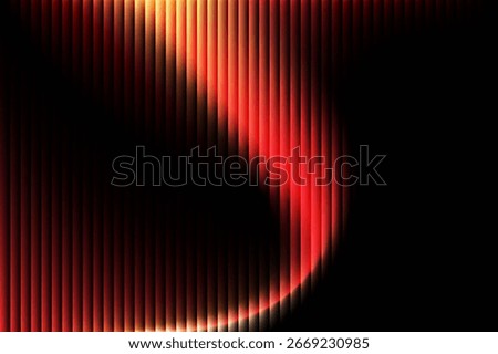 Abstract glowing gradient wave background in deep red yellow and black with soft neon light flow, futuristic texture, and modern curved lines for elegant digital wallpapers.