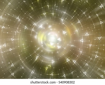 Abstract golden background. Explosion star. illustration digital.