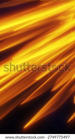 Abstract golden light shards and angular streaks creating a sense of heat, power, and fast energy movement on a dark background.