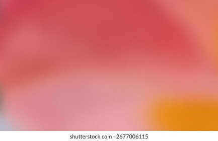 Abstract gradient background with a blend of pink, orange, and red hues