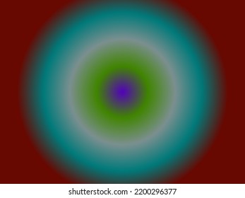 Abstract Gradient Background With Circle Shape Of Purple, Green, White, Turquoise And Red. 