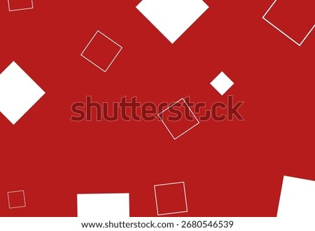 Abstract gradient background with geometric square and diamond shapes.