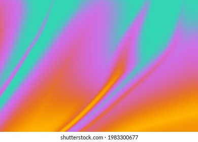 Abstract Gradient background  Orange  purple  green pattern  Fluid art wallpaper  Modern blurry 70s retro overlay  Vibrant holographic banner  poster  Trendy neon turquoise Mint  violet lo  fi hologram