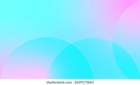 Abstract Gradient Background with Overlapping Circles in Pastel Colors Perfect for Modern Designs and Creative Projects with a Soft and Dreamy Aesthetic