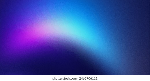 Abstract gradient background for poster, cover or banner. Pink, purple and blue colors. Blurred wallpaper with grainy noise effect. Digital