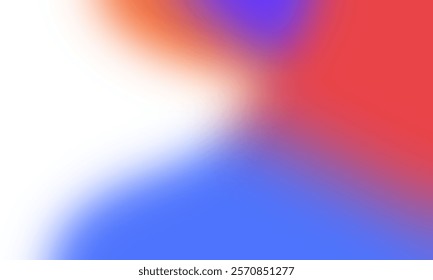 Abstract Gradient Background with Red, Blue, and White Colors