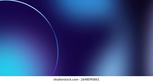 Abstract gradient background with smooth blur in blue and purple tones, curved line design, perfect for technology, digital wallpaper, website banner or modern graphic presentations.