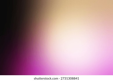 Abstract gradient background with smooth color transitions from dark purple to beige and bright white