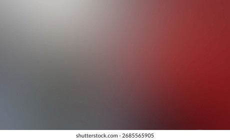 Abstract gradient background with a smooth transition of gray and deep red hues