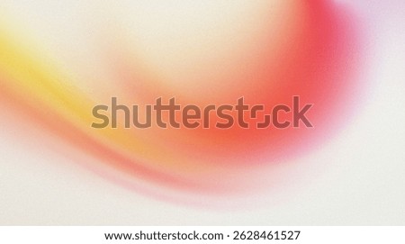 Abstract gradient background with soft blurred texture in pink red yellow and orange