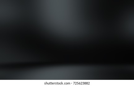 Abstract gradient black  used as background for display your products 