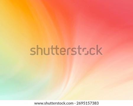Abstract gradient Blurred colored background. Smooth transitions of iridescent red and orange colors. Colorful Rainbow backdrop Smooth Texture Graphic wallpaper