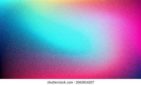 Abstract gradient blurred pattern colorful and realistic grain noise effect background  for art product design   social media  trendy   vintage style