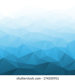 Abstract Gradient Blue Geometric Background Vector Stock Vector ...