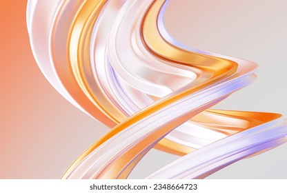 Abstract gradient curve background, 3d rendering. Digital drawing. - Powered by Shutterstock