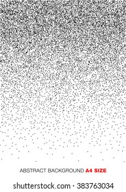 Abstract Gradient Halftone Dots Background A4 Stock Illustration ...