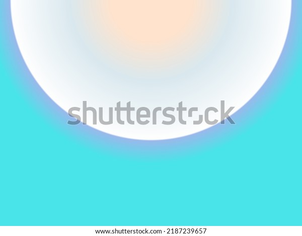 abstract gradient\
light blue purple white green peach yellow soft color background.\
half moon in the sky design illustration. modern horizontal design\
for mobile\
apps.