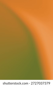 Abstract gradient lime green half circle on carrot orange Orange Rainbow Stock Photos, Images and Backgrounds