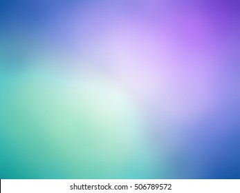 Abstract Gradient Purple Blue Teal Colored Blurred Background.