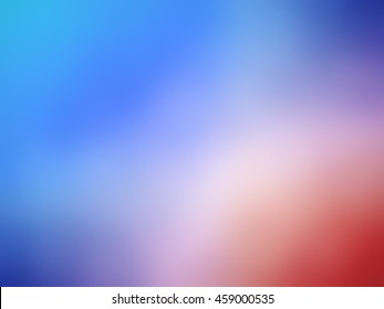 Abstract gradient red blue colored blurred background 