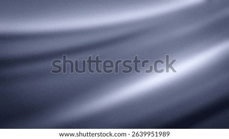 Abstract gradient with smooth waves of gray and silver tones, featuring a grainy texture. Ideal for 4K backgrounds, wallpapers, banners, and templates
