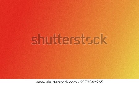 Abstract Gradient Texture with Vibrant Red and Yellow Tones, Grainy Artistic Background