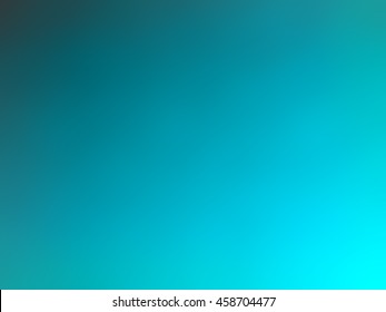 Abstract gradient turquoise teal colored blurred background.