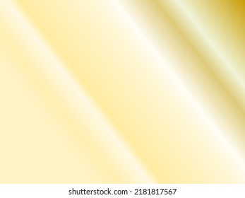 Abstract Gradient Of White And Gold Yellow Multicolored Background Like Silk Fabric. Modern Diagonal Design For Mobile Application, Flyer, Banner.