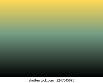 Abstract gradient yellow sage green   black soft multicolored background  Modern horizontal design for mobile applications 