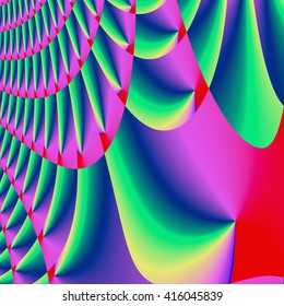 Abstract  gradients cooloring background and  visual mosaic   fractal trace effect