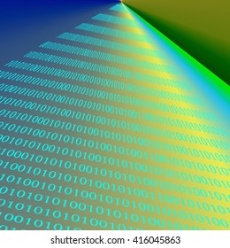 Abstract  gradients cooloring background and visual effect binary numbers one   zero